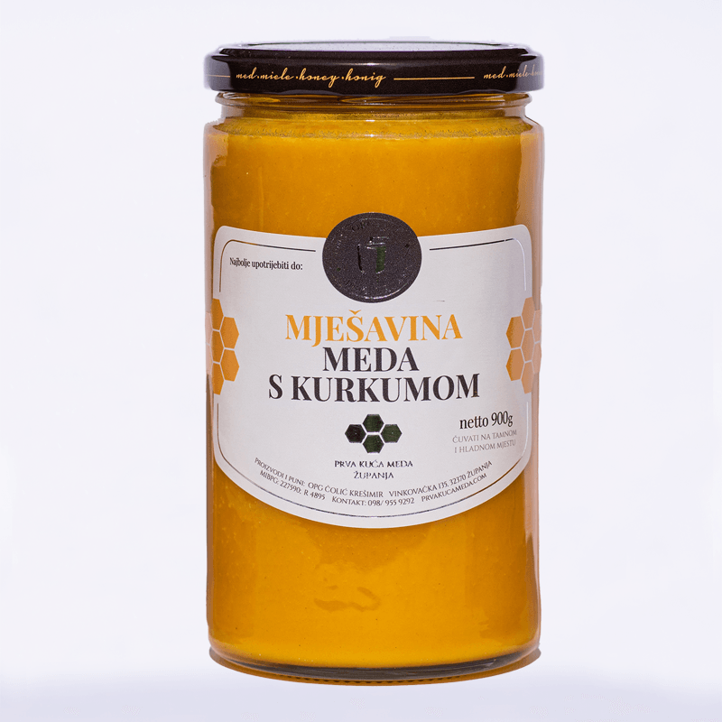 Med s kurkumom (Zlatni med)